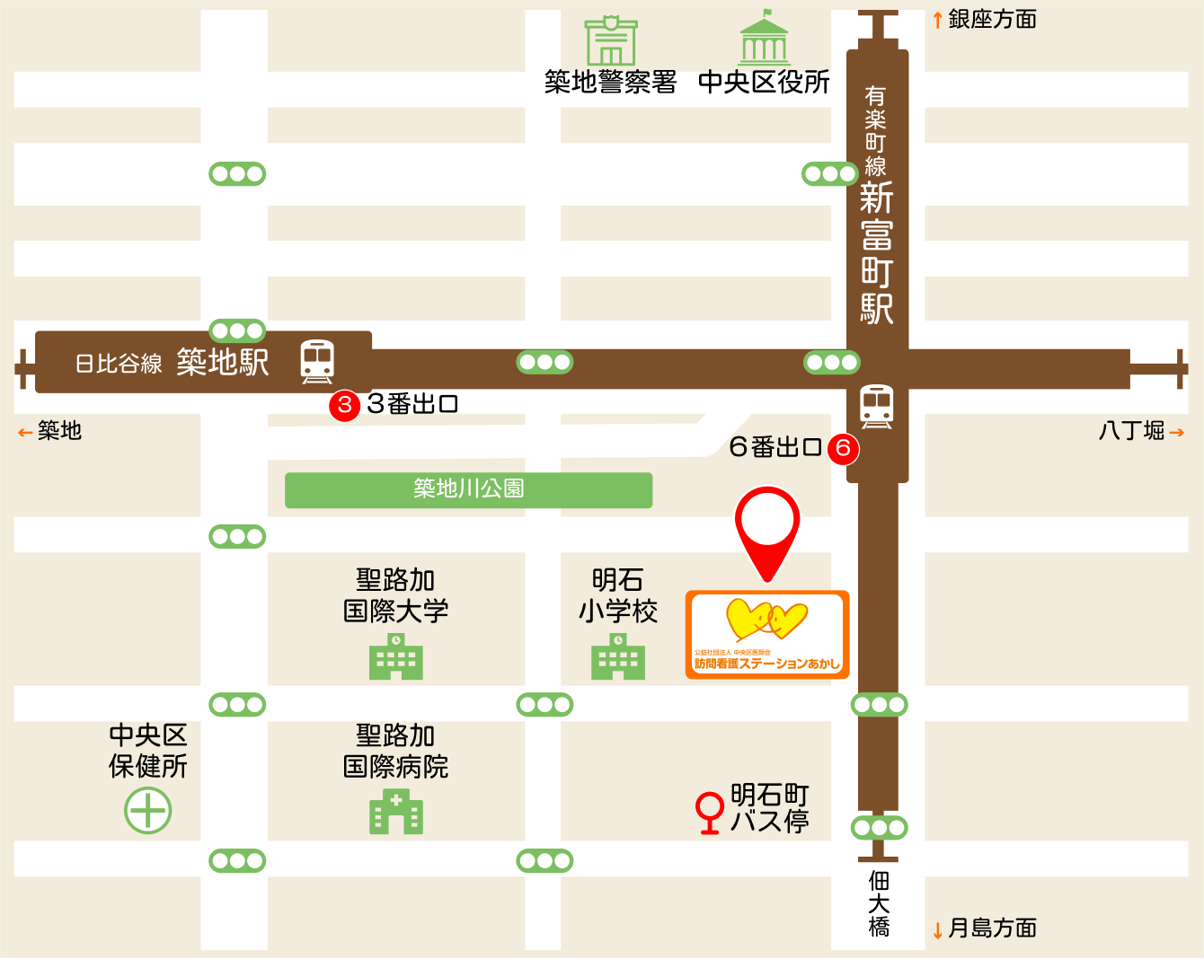 交通アクセス地図