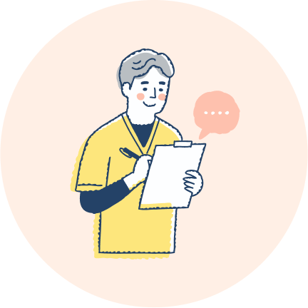 介護サービス計画(ケアプラン)の作成およびサービス提供の支援をします